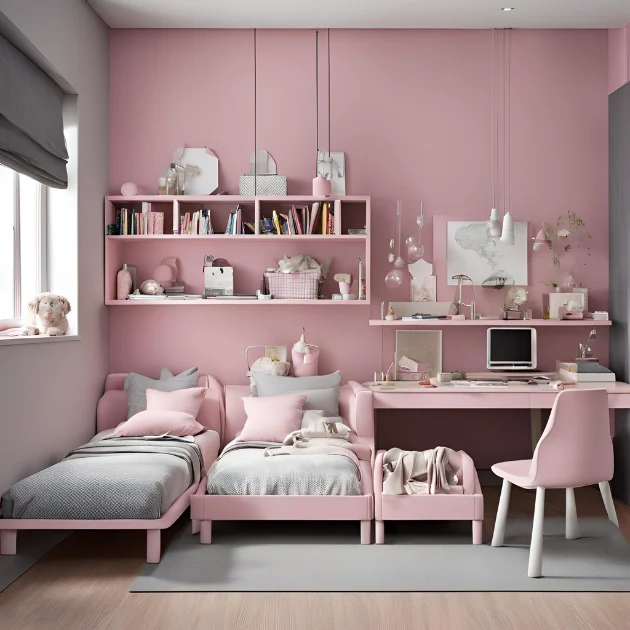 bluebedroomsideview